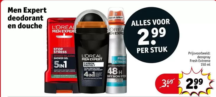 L'Oréal - Men Expert deodorant en douche