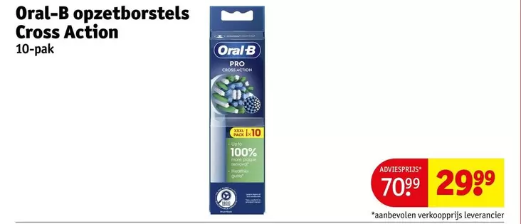 Oral-B - opzetborstels Cross Action