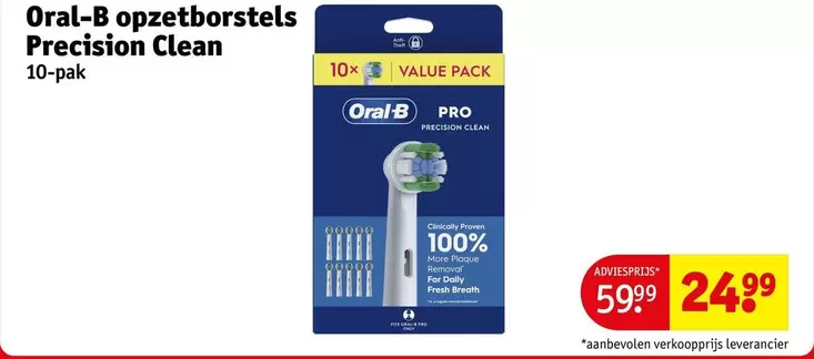 Oral-B - Opzetborstels Precision Clean