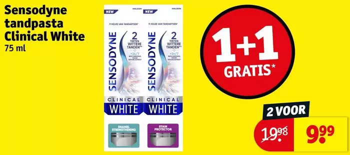 Sensodyne - tandpasta Clinical White