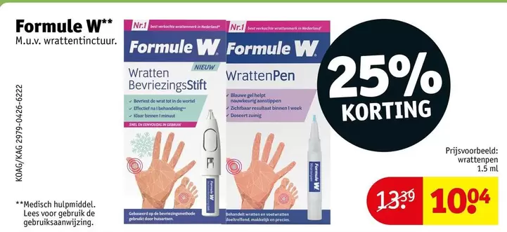 De - Formule W Wrattenpen