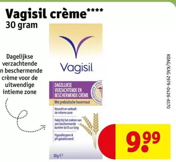 De - Vagisil crème