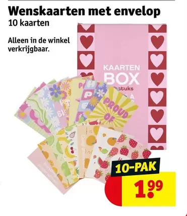 De - Wenskaarten met envelop