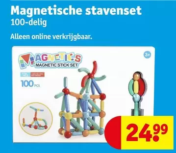 Magnetische staven set 100-delig