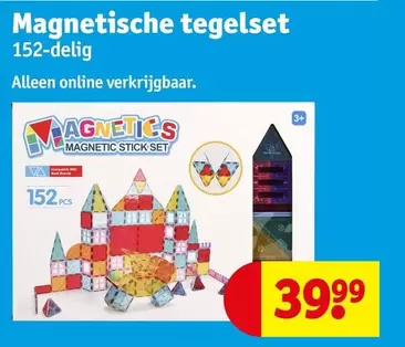 Magnetische tegelset 152-delig
