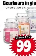 Geurkaars in glas