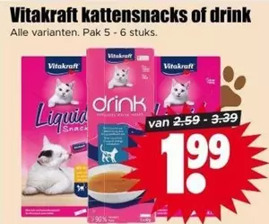 Kattensnacks of Drink