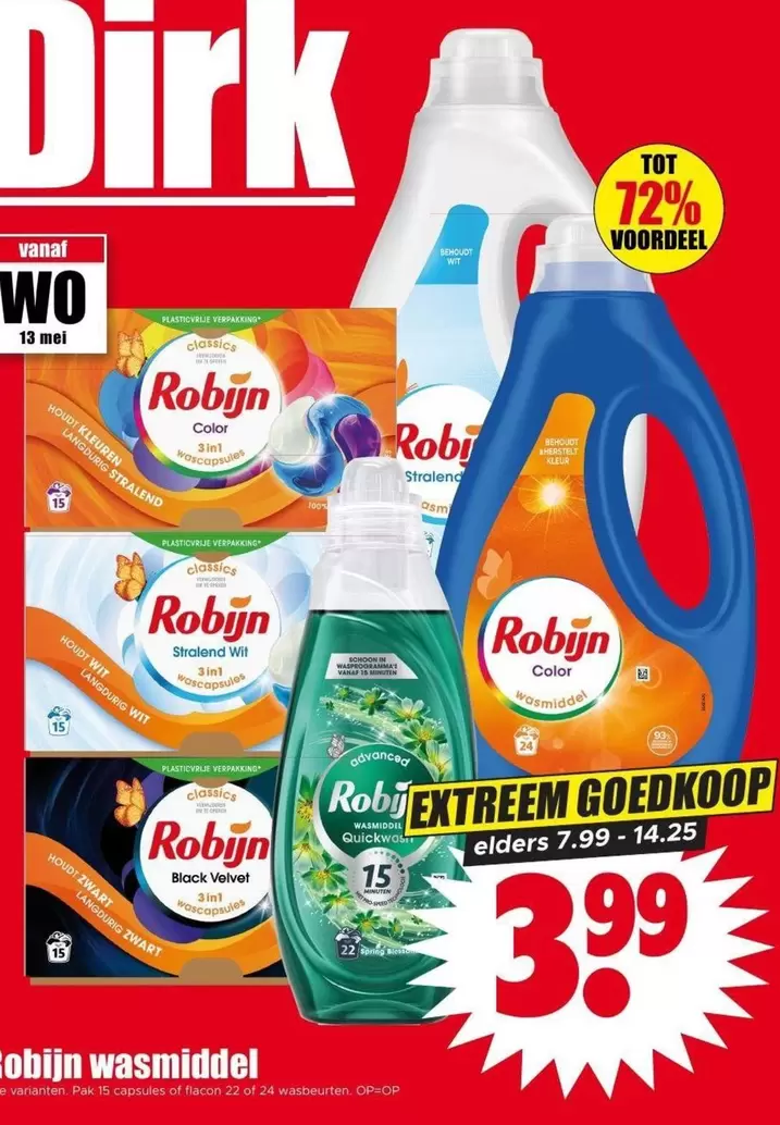 Velvet - Robijn wasmiddel