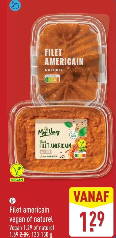 plant - Filet americain vegan or naturel