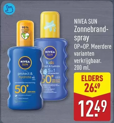 Nivea - Zonnebrand-spray
