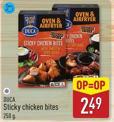 Sticky chicken bites