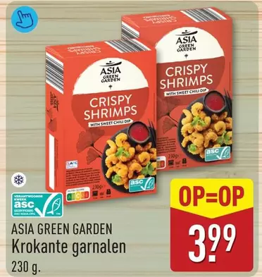 Krokante garnalen