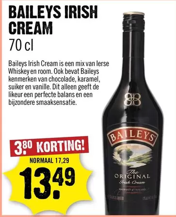 Baileys - IRISH CREAM