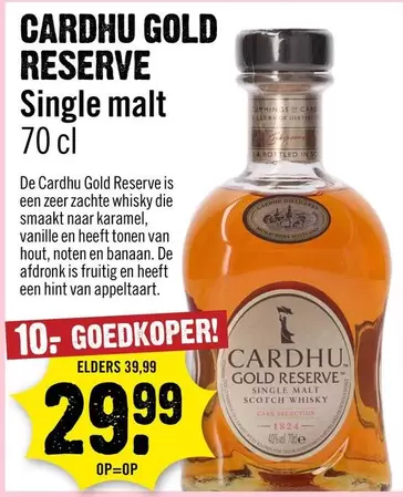 Cardhu - CARDHU GOLD RESERVE Single malt