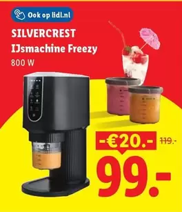 Op - IJs machine Freezy