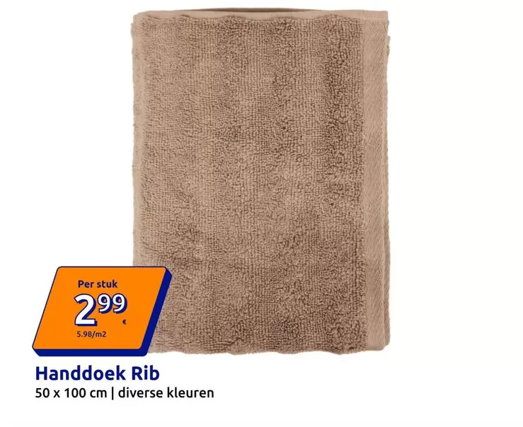 Handdoek Rib