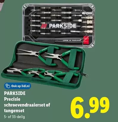 Op - Precisie schroevendraaierset of tangenset