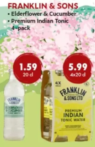 Elderflower & Cucumber Premium Indian Tonic 4-pack