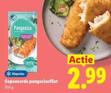 Gepaneerde pangasiusfilet