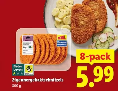 Zigeunergehaktschnitzels