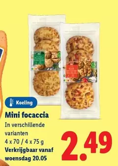 Mini focaccia