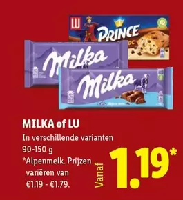 Prince - MILKA of LU