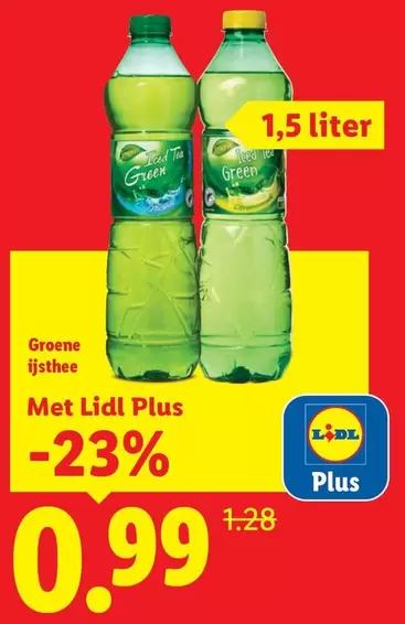Groene ijshthee