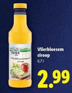 Vlierbloesem siroop