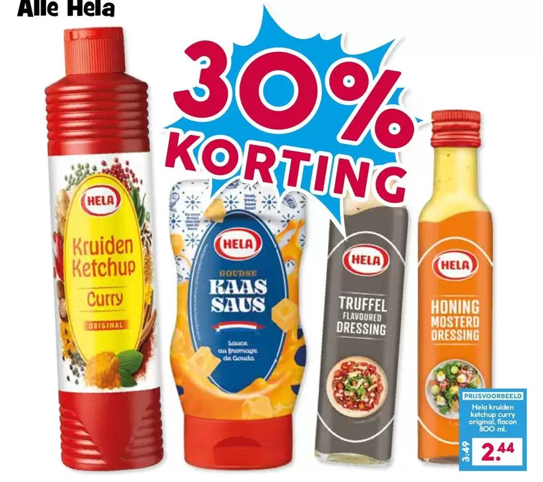 De - Kruiden Ketchup, Kaas Saus, Truffel Flavored Dressing, Honing Mosterd Dressing
