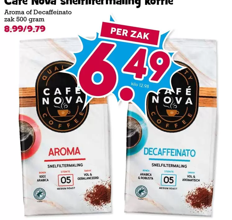 Medium - Sneelfiltermaling koffie