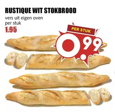 RUSTIQUE WIT STOKBROOD