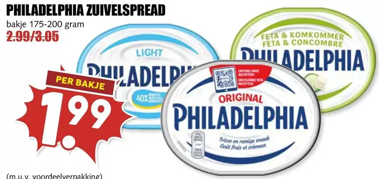 Philadelphia - ZUIVELSPREAD