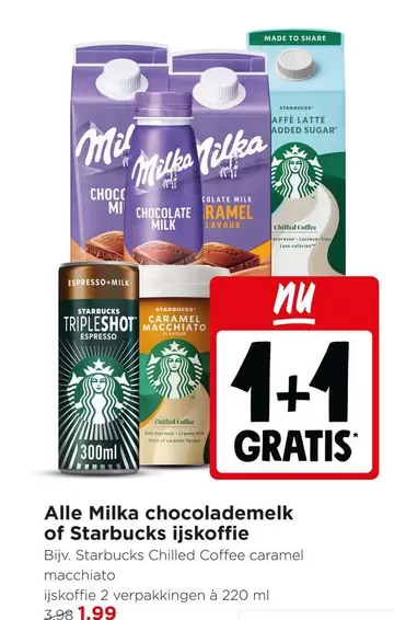 MI - Milka chocolademelk of Starbucks Ijskoffie