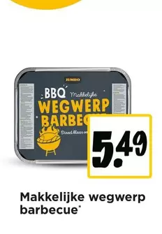 Jumbo - Wegwerp barbecue