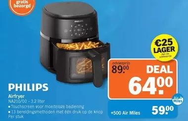 Philips - Airfryer NA210/00 - 3.2 liter