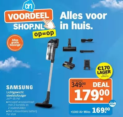Samsung - Lichtgewicht steelstofzuiger Jet 65 Pet