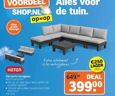 De - Elements loungesset