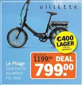 De - Elektrische vouwfiets