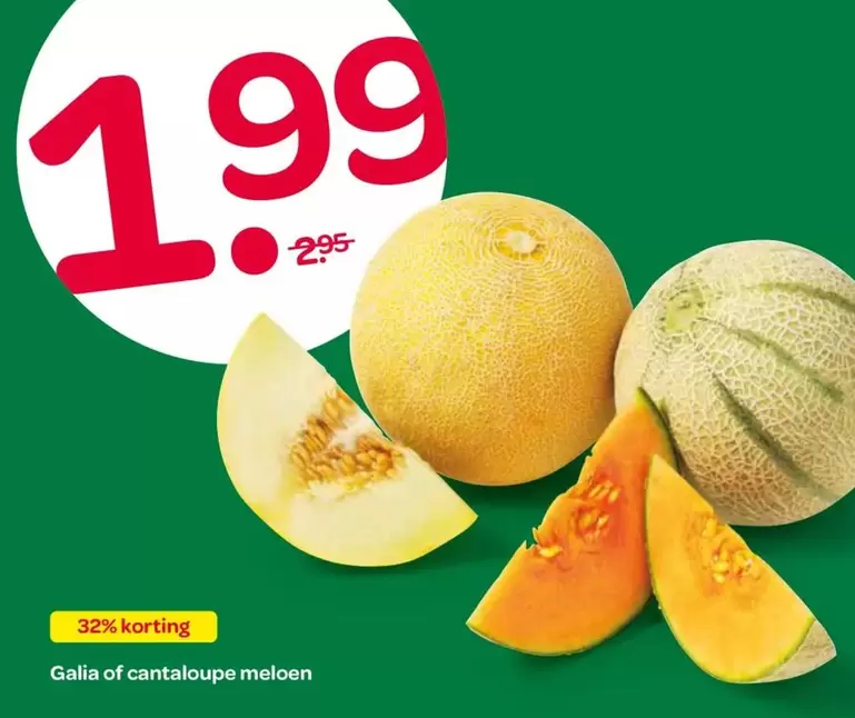 Galia of cantaloupe meloen