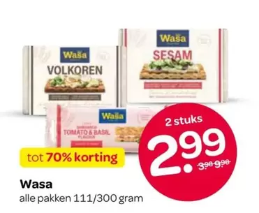 Wasa - Volkoren / Sesam / Tomato & Basil ()