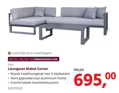 Mabel - Loungeset Corner