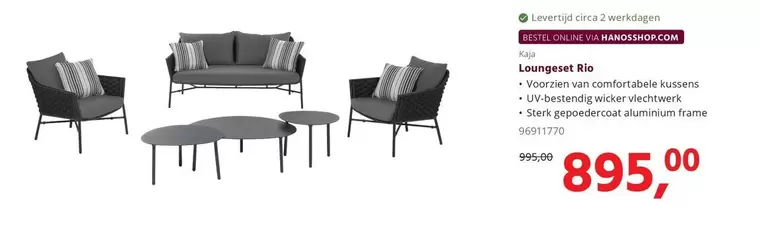 Loungetset Rio