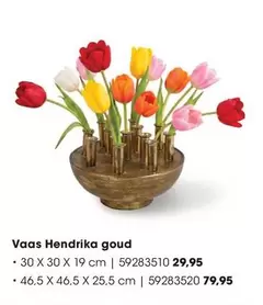 Vaas Hendrika goud
