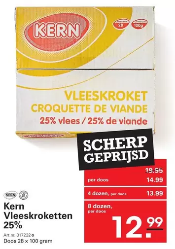 De - Vleeskroket / Croquette de viande