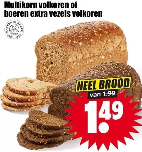 extra - Multikorn volkoren of boeren vezels volkoren