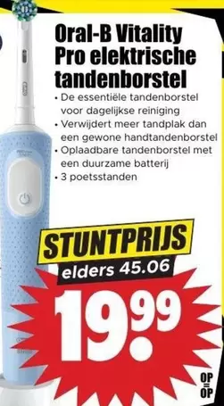 Oral-B - Pro elektrische tandenborstel