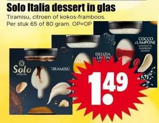 Citroen - Solo Italia dessert in glas
