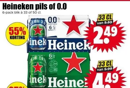 Heineken - Pils of 0.0