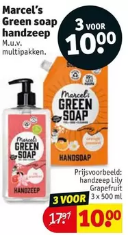 Green soap handzeep