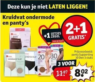Kruidvat ondermode en panty's
